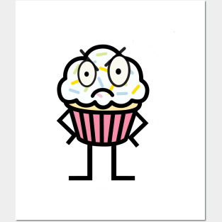 Disgruntled Cupcake Posters and Art
